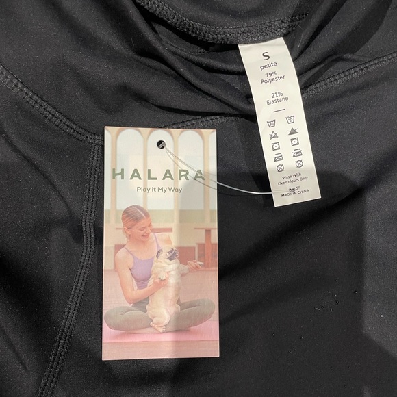 NWT Halara high waisted crossover flare pants. Size S - Picture 5 of 5